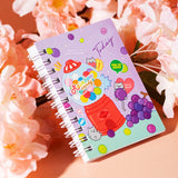 Deli 3pcs Set Cartoon Spiral Notebook Cute Animal Portable Notepad Horizontal Line Inner Page Student Stationery Kids School