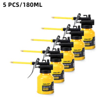 Deli 4 Size High Pressure Pump Grease Guns Manual Pot Oiler Long Nozzle Gear Oil Filler Watering Can Oil Pot Car Repair Tools
