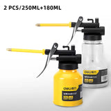Deli 4 Size High Pressure Pump Grease Guns Manual Pot Oiler Long Nozzle Gear Oil Filler Watering Can Oil Pot Car Repair Tools