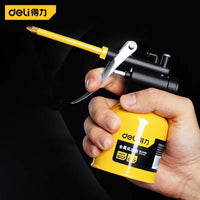 Deli 4 Size High Pressure Pump Grease Guns Manual Pot Oiler Long Nozzle Gear Oil Filler Watering Can Oil Pot Car Repair Tools