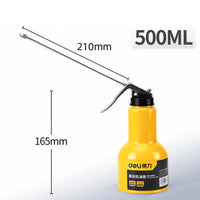 Deli 4 Size High Pressure Pump Grease Guns Manual Pot Oiler Long Nozzle Gear Oil Filler Watering Can Oil Pot Car Repair Tools