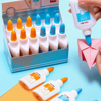 Deli 40ML Liquid White Glue Washable Non-toxic Safety Adhesive School Office Supply Stationery Student Bonding Paper Wood Tool