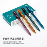 Deli 4pcs 0.5mm Black Ink Gel Pen Signature Pen Stationery High-quality Pen School Student Supplies Office Supplies