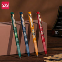 Deli 4pcs 0.5mm Black Ink Harry Potter Gel Pen Stationery High-quality Pen School Supplies Office Pen Signature Pen Kawaii Pen