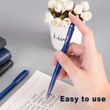 Deli 6/12pcs Ballpoint Pen Set 0.7mm Black Blue Red Ink Pens Stationery Supplies Student Writing Exam Signature Pen Kids Gift