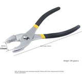 Deli 6" 8" 10"Carp Pliers Slip Joint Plier 2nd Gear Adjustable Automobile Repair Tool Big Mouth Fish Tail Pliers Slipper Pliers