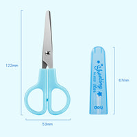 Deli 6021 Student Scissors 121mm(4.75') stainless scissors retail packing