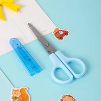 Deli 6021 Student Scissors For Kids And Children's Art Safety Scissors Manual DIY Tools