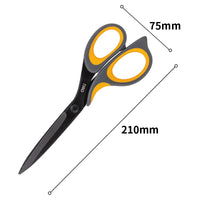 Deli 6027 77757 stainless steel large scissors household multi-functional office tailor's hand scissors tailor's scissors