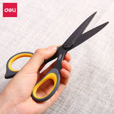 Deli 6027 77757 stainless steel large scissors household multi-functional office tailor's hand scissors tailor's scissors