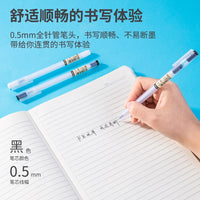 Deli 6pcs 0.5mm Black Ink Gel Pen Stationery Office Supplies Signature Pen School Supplies High Quality Financial Pen