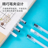 Deli 6pcs 0.5mm Black Ink Gel Pen Stationery Office Supplies Signature Pen School Supplies High Quality Financial Pen