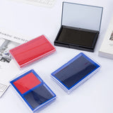 Deli 9864 9865 Square Stamp Ink Pad 85x135mm Stamp Pad Ink Pad Red Black Blue Colors Finance Stationery Ink pad