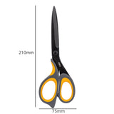 Deli Alloy Stainless Steel Large Scissors Household Multi-Functional Office Tailor's Hand Craft Scissors High Quality 6027