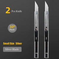 Deli Alloy Steel Knife Durable Utility Knife For Carving Open Box Wallpaper Cutter нож Self-Locking Function For School Office