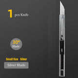 Deli Alloy Steel Knife Durable Utility Knife For Carving Open Box Wallpaper Cutter нож Self-Locking Function For School Office