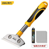 Deli Aluminum Alloy Cleaning Blade Cleaning Tool Set Glass Seam Agent Ceramic Tile Glue Removal Cleaning Blade garden tools