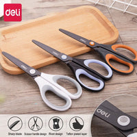 Deli Anti Stick Anti Rust Scissors School Stainless Steel Scissors Home Office DIY Handicraft Made Tools Stationery Scissors