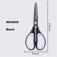 Deli Anti Stick Anti Rust Scissors School Stainless Steel Scissors Home Office DIY Handicraft Made Tools Stationery Scissors