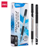 Deli Ballpoint Pens Low Viscosity Ink Refill Signing 0.7mm Black Blue Office School Writing Tools Stationery Ball Point Pen  Q10