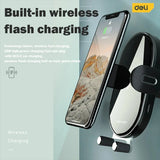 Deli Car Wireless Charger Car Holder Wireless Charging Mobile Phone Holder Automatic Infrared Induction Car Wireless Charger Car
