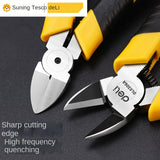 Deli Diagonal pliers CR-V plastic pliers 5 / 6 inch jewelry wire and cable cutter cutting side scissors tools electrical tools