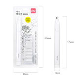 Deli Electric Eraser For School Office for Sketch Writing Drawing Battery Powered Electric Eraser Students Stationery Gift