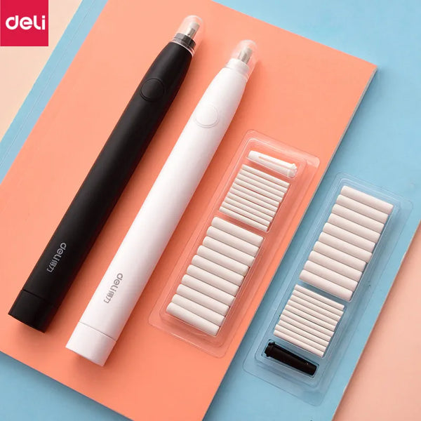 Deli Electric Eraser Pencil Drawing Mechanical Cute Kneaded Erasers fo –  AOOKMIYA