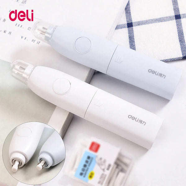 Deli Pencil Drawing Mechanical Electric Eraser Cute Kneaded