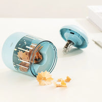 Deli Electric Pencil Sharpener for Primary School Students Full-Automatic Pencil Sharpener for Children's Stationery Pencil