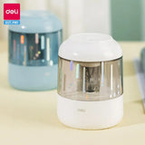 Deli Electric Pencil Sharpener for Primary School Students Full-Automatic Pencil Sharpener for Children's Stationery Pencil