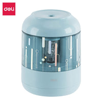 Deli Electric Pencil Sharpener for Primary School Students Full-Automatic Pencil Sharpener for Children's Stationery Pencil