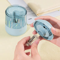 Deli Electric Pencil Sharpener for Primary School Students Full-Automatic Pencil Sharpener for Children's Stationery Pencil