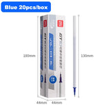 Deli Erasable Pen Refills Ink Blue Black Porous-Point Pens 0.5 mm for GT6 Erasable Gel Pen Replace Core School Office Stationery