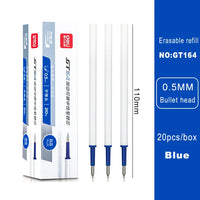 Deli Erasable Pen Set 0.5mm Gel Pen Erase Blue Black Ink Refill for  Stationery School Supplies Erasable Ballpoint Pen Kawaii