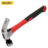 Deli Fiber Handle Claw Hammer Woodworking Hammer Tools High Quality Steel Hammerhead Multifunction Household Repair Hand Tools