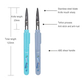 Deli Folding Scissors Home Portable Metal Mini Small Office Handwork Do Not Viscose Stainless Steel Children's Student Scissors