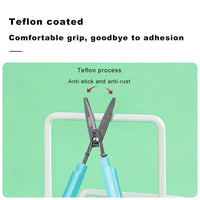 Deli Folding Scissors Home Portable Metal Mini Small Office Handwork Do Not Viscose Stainless Steel Children's Student Scissors