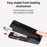 Deli Heavy Duty Stapler Effortles Stapler Paper Stapling Machine 25 Sheet School Office Supply Stationery Power Saving Stapler