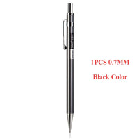 Deli High Quality Full Metal Mechanical Pencil 0.5/0.7 Lapices For Professional PaintingAnd Writing School Supplies