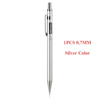 Deli High Quality Full Metal Mechanical Pencil 0.5/0.7 Lapices For Professional PaintingAnd Writing School Supplies