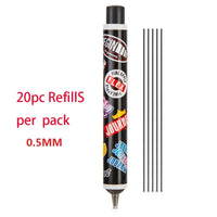 Deli High Quality Full Metal Mechanical Pencil 0.5/0.7 Lapices For Professional PaintingAnd Writing School Supplies