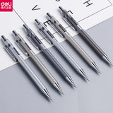 Deli High Quality Full Metal Mechanical Pencil 0.5/0.7 Lapices For Professional PaintingAnd Writing School Supplies