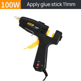 Deli High Temp Heater Melt Hot Glue Gun 20W/40W/60W/100W DIY Repair Tool Heat Mini Gun With Glue Sticks Heat Hot Melt Glue Gun