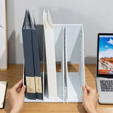 Deli Magazine Holder High Quality Book Holder Foldable Structure Flexible Design Organizer Holder Large for School Office