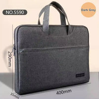 Deli-Maleta Masculina de Negócios, Saco de Arquivo, Organizador de Documentos, Malas de Viagem, Bolsa Laptop, 14"