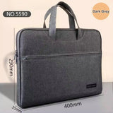 Deli-Maleta Masculina de Negócios, Saco de Arquivo, Organizador de Documentos, Malas de Viagem, Bolsa Laptop, 14"