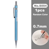 Deli Metal Mechanical Pencil 0.7mm 2B Lead Pencil Refill for Kids Writing Sketching Art Drawing Stationery Automatic Pencil Set