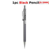 Deli Metal Mechanical Pencil for Drawing 0.5MM 0.7MM portaminas механический карандаш for School Student Art Stationery Supplies