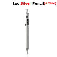 Deli Metal Mechanical Pencil for Drawing 0.5MM 0.7MM portaminas механический карандаш for School Student Art Stationery Supplies